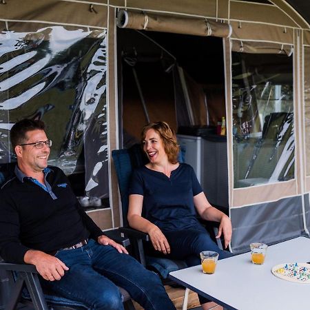 Nice Tent Lodge On A Campsite, Bordering The Forest, Luxembourg At 27 Km Medernach 外观 照片