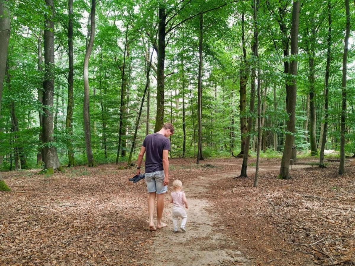 Nice Tent Lodge On A Campsite, Bordering The Forest, Luxembourg At 27 Km Medernach 外观 照片