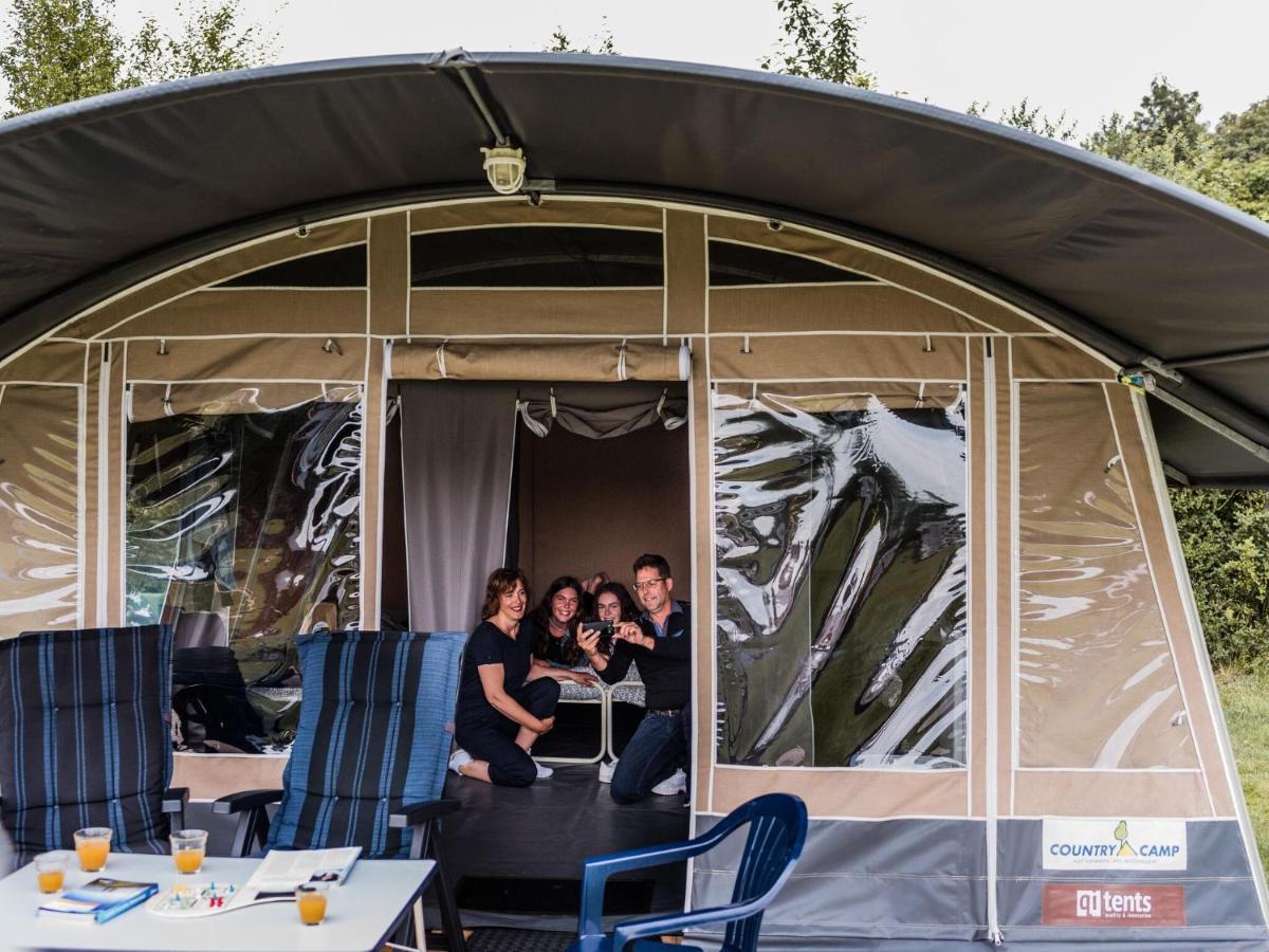 Nice Tent Lodge On A Campsite, Bordering The Forest, Luxembourg At 27 Km Medernach 外观 照片